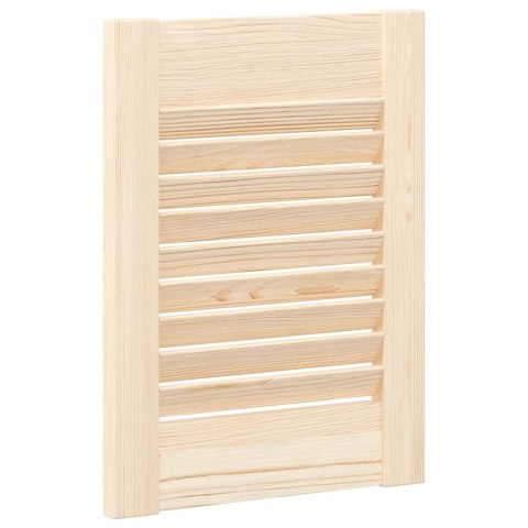 VidaXL Drzwi do szafek żaluzjowe 2szt. 39,5x29,5cm lite drewno sosnowe