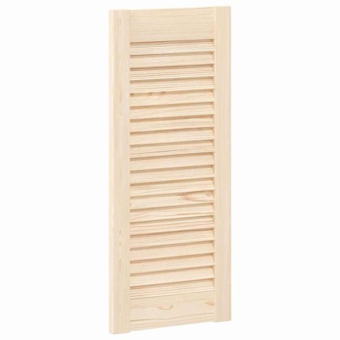 VidaXL Drzwi do szafek żaluzjowe 4 szt. 69x29,5 cm lite drewno sosnowe