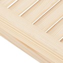 VidaXL Drzwi do szafek żaluzjowe 4 szt. 69x29,5 cm lite drewno sosnowe