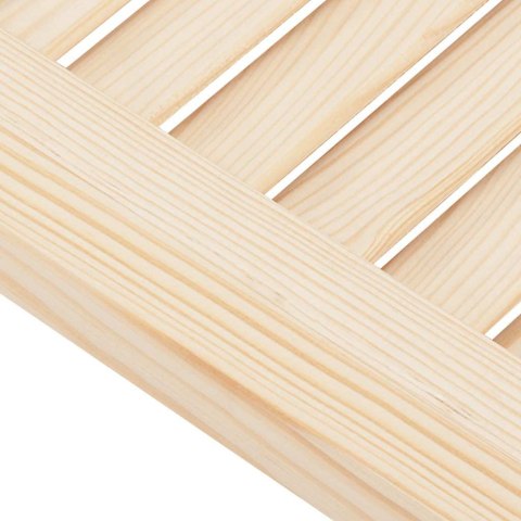 VidaXL Drzwi do szafek żaluzjowe 4 szt. 69x29,5 cm lite drewno sosnowe
