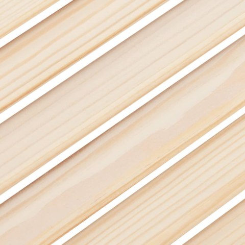 VidaXL Drzwi do szafek żaluzjowe 4 szt. 69x29,5 cm lite drewno sosnowe