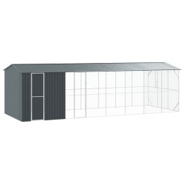 VidaXL Klatka dla ptaków z przechowywaniem Antracyt 860 x 310 x 247 cm