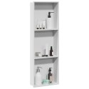 VidaXL Nisza prysznicowa Biały 90 x 30 x 9,5 cm Stal nierdzewna