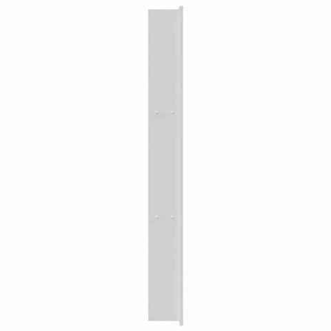 VidaXL Nisza prysznicowa Biały 90 x 30 x 9,5 cm Stal nierdzewna