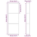 VidaXL Nisza prysznicowa Biały 90 x 30 x 9,5 cm Stal nierdzewna