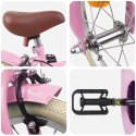 VidaXL Rower Dziecięcy 16 Cali dla dzieci w wieku 4-6 lat Jasny róż