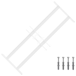 VidaXL Krata bezpieczeństwa do okien z 2 poprzeczkami 3 pcs 43-74 cm