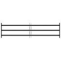 VidaXL Krata zabezpieczająca do okien z 3 poprzeczkami 3 pcs 93-174 cm