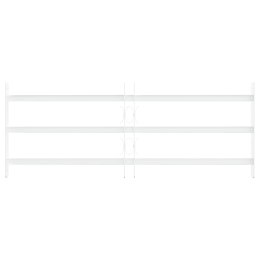 VidaXL Krata zabezpieczająca do okien z 3 poprzeczkami 63-114 cm