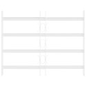 VidaXL Krata zabezpieczająca do okien z 4 poprzeczkami 3 pcs 43-74 cm