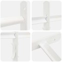 VidaXL Krata zabezpieczająca do okien z 4 poprzeczkami 3 pcs 63-114 cm