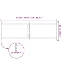 VidaXL Krata zabezpieczająca do okien z 4 poprzeczkami 93-174 cm