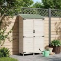VidaXL Shed ogrodowy Biały 106,5 x 56 x 176 cm Drewno inżynieryjne