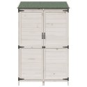 VidaXL Shed ogrodowy Biały 106,5 x 56 x 176 cm Drewno inżynieryjne