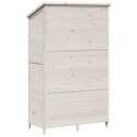 VidaXL Shed ogrodowy Biały 106,5 x 56 x 176 cm Drewno inżynieryjne