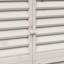 VidaXL Shed ogrodowy Biały 106 x 56 x 176,5 cm Drewno Świerkowe