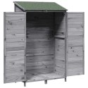 VidaXL Shed ogrodowy Szary 106,5 x 56 x 176 cm Drewno inżynieryjne