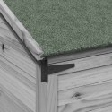 VidaXL Shed ogrodowy Szary 106,5 x 56 x 176 cm Drewno inżynieryjne
