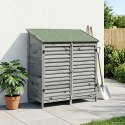 VidaXL Shed ogrodowy Szary 106 x 56 x 113,5 cm Drewno Świerkowe