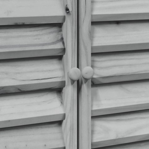 VidaXL Shed ogrodowy Szary 106 x 56 x 113,5 cm Drewno Świerkowe