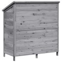 VidaXL Shed ogrodowy Szary 106 x 56 x 113,5 cm Drewno inżynieryjne