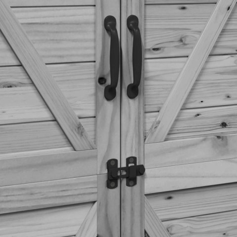 VidaXL Shed ogrodowy Szary 106 x 56 x 176,5 cm Drewno inżynieryjne