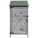 VidaXL Shed ogrodowy Szary 59,5 x 56 x 113,5 cm Drewno inżynieryjne