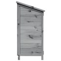 VidaXL Shed ogrodowy Szary 59,5 x 56 x 113,5 cm Drewno inżynieryjne