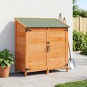 VidaXL Shed ogrodowy brązowy 106,5 x 56 x 113,5 cm Drewno inżynieryjne