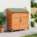VidaXL Shed ogrodowy brązowy 106,5 x 56 x 113,5 cm Drewno inżynieryjne