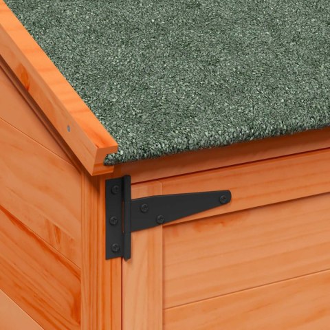 VidaXL Shed ogrodowy brązowy 106,5 x 56 x 113,5 cm Drewno inżynieryjne