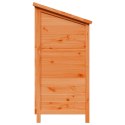 VidaXL Shed ogrodowy brązowy 106 x 56 x 113,5 cm Drewno Świerkowe