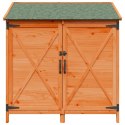 VidaXL Shed ogrodowy brązowy 106 x 56 x 113,5 cm Drewno inżynieryjne