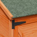 VidaXL Shed ogrodowy brązowy 106 x 56 x 113,5 cm Drewno inżynieryjne