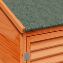 VidaXL Shed ogrodowy brązowy 106 x 56 x 176,5 cm Drewno Świerkowe