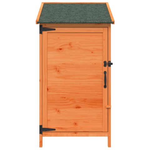 VidaXL Shed ogrodowy brązowy 59 x 56 x 113,5 cm Drewno inżynieryjne
