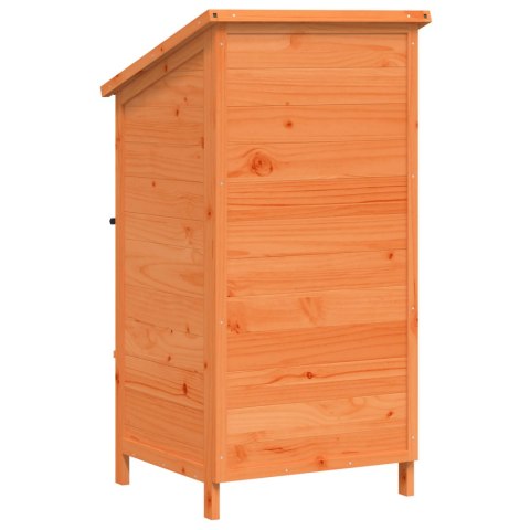 VidaXL Shed ogrodowy brązowy 59 x 56 x 113,5 cm Drewno inżynieryjne