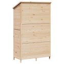 VidaXL Shed ogrodowy naturalny 106,5 x 56 x 176 cm Drewno inżynieryjne