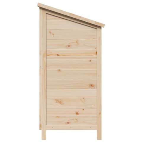 VidaXL Shed ogrodowy naturalny 106 x 56 x 113,5 cm Drewno Świerkowe