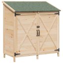 VidaXL Shed ogrodowy naturalny 106 x 56 x 113,5 cm Drewno inżynieryjne
