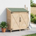 VidaXL Shed ogrodowy naturalny 106 x 56 x 113,5 cm Drewno inżynieryjne