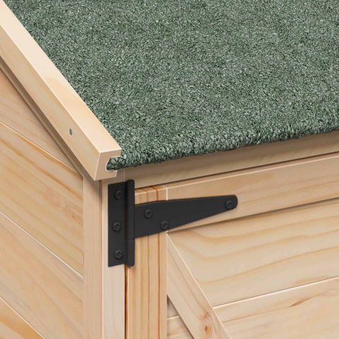 VidaXL Shed ogrodowy naturalny 106 x 56 x 113,5 cm Drewno inżynieryjne