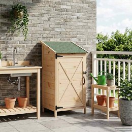 VidaXL Shed ogrodowy naturalny 59,5 x 56 x 113,5 cm