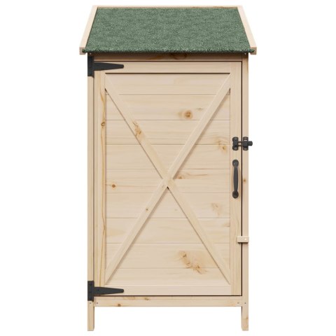 VidaXL Shed ogrodowy naturalny 59,5 x 56 x 113,5 cm