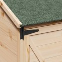 VidaXL Shed ogrodowy naturalny 59,5 x 56 x 113,5 cm