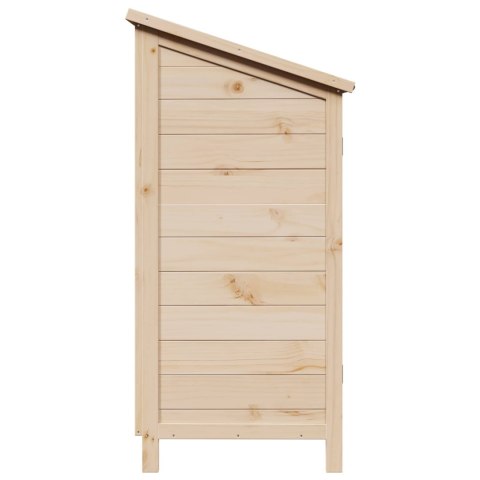 VidaXL Shed ogrodowy naturalny 59 x 56 x 113,5 cm Drewno Świerkowe