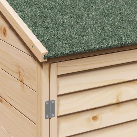 VidaXL Shed ogrodowy naturalny 59 x 56 x 113,5 cm Drewno Świerkowe