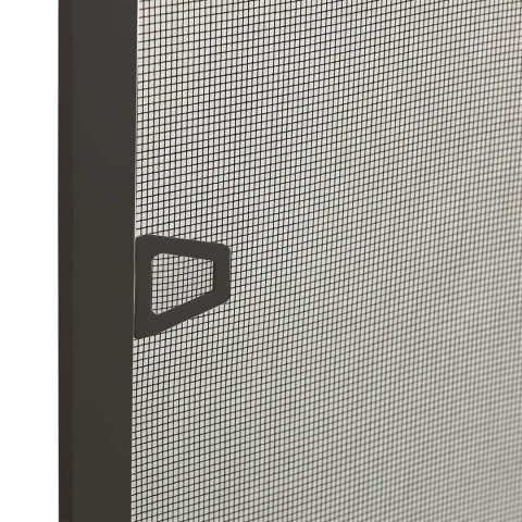 VidaXL Siatka przeciw insektom do okien Antracyt 120 x 140 cm