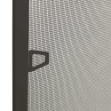 VidaXL Siatka przeciw insektom do okien Antracyt 130 x 150 cm