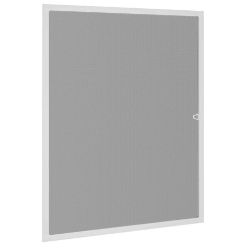 VidaXL Siatka przeciw insektom do okien Biały 120 x 140 cm
